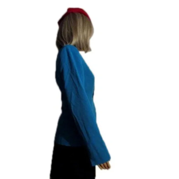 Calvin Klein Jacket Teal Size 4 (SKU 00023… - Picture 4 of 6